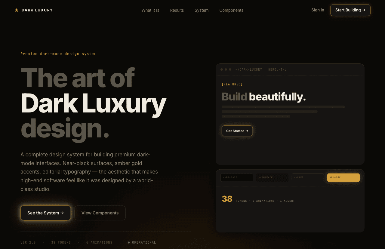 Dark Luxury