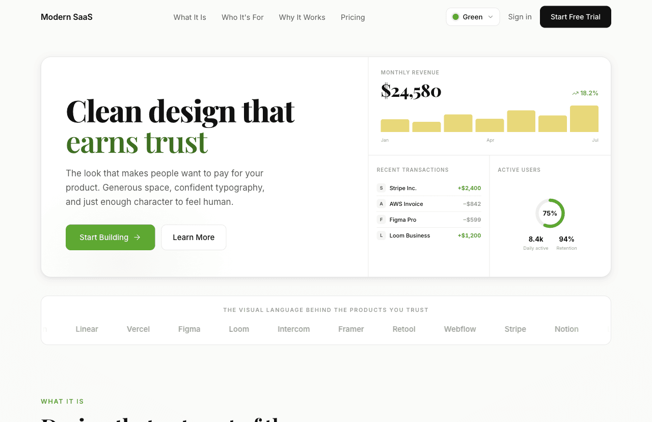 Modern SaaS